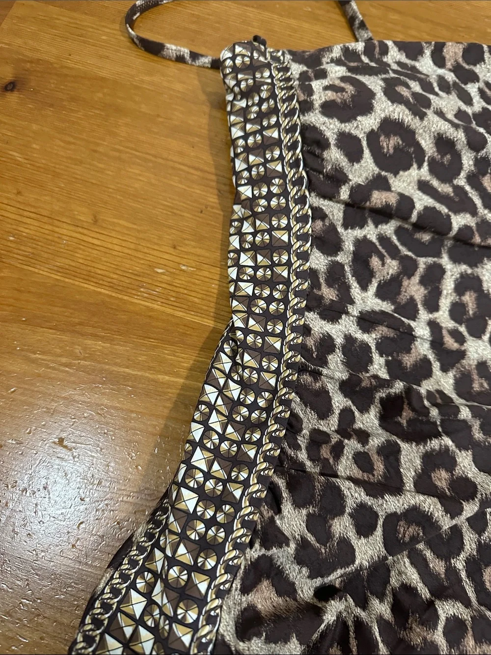 Michael Kors Brown Leopard-Print One-Piece Swimsuit
